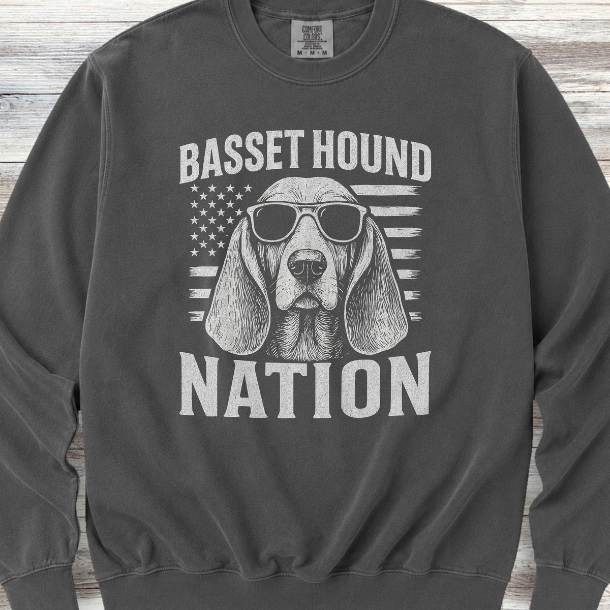 Basset Hound Nation Sweatshirt - Pepper