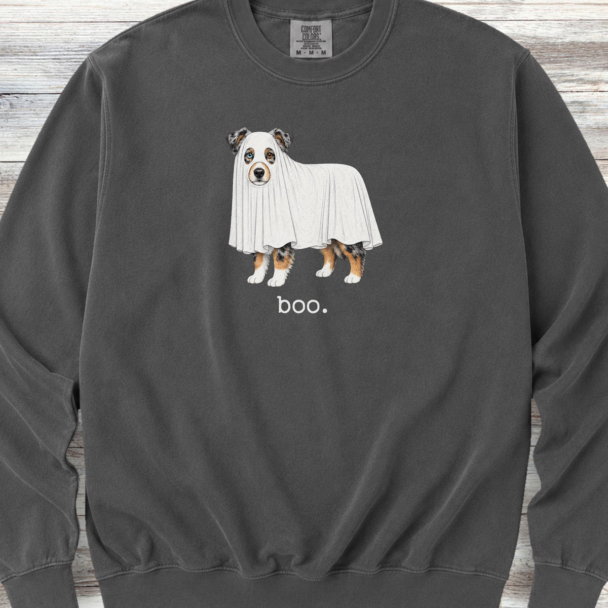 American Shepherd Boo Sweatshirt - Pepper
