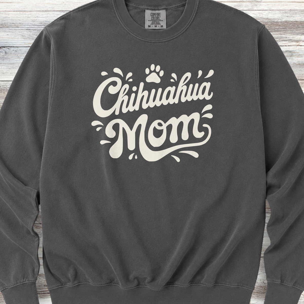 Chihuahua Groovy Mom Sweatshirt - Pepper