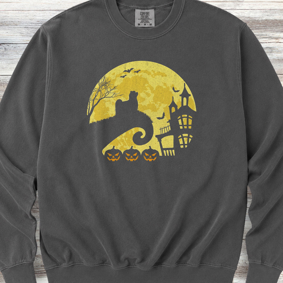 Maltese Halloween Moon Sweatshirt - Pepper