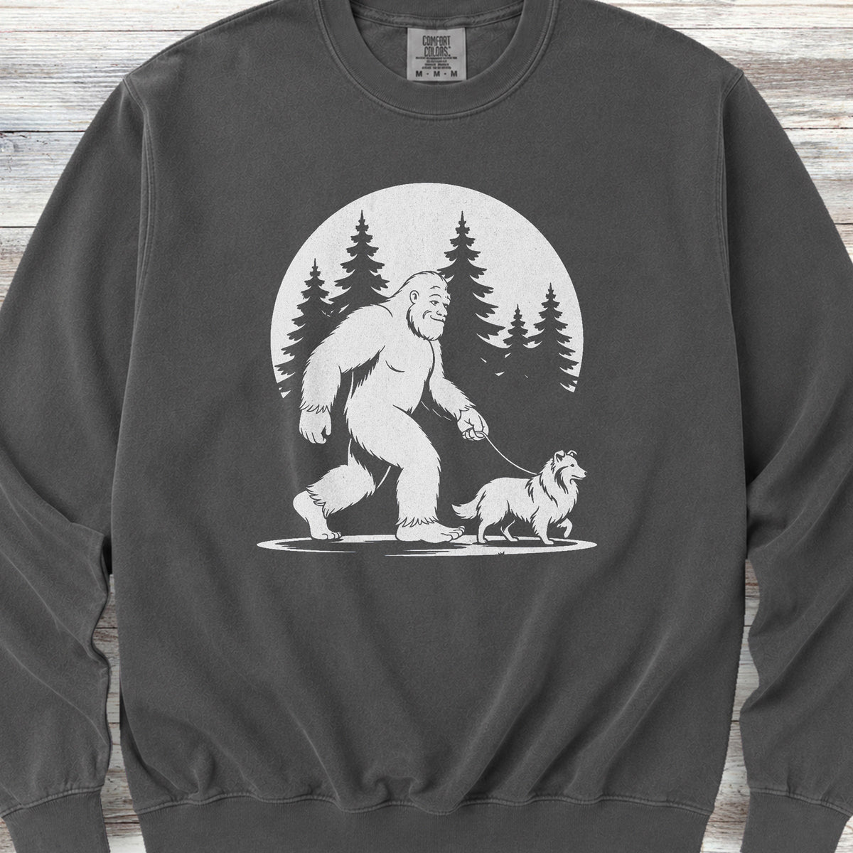 Shetland Sheepdog Bigfoot Sweatshirt - Pepper