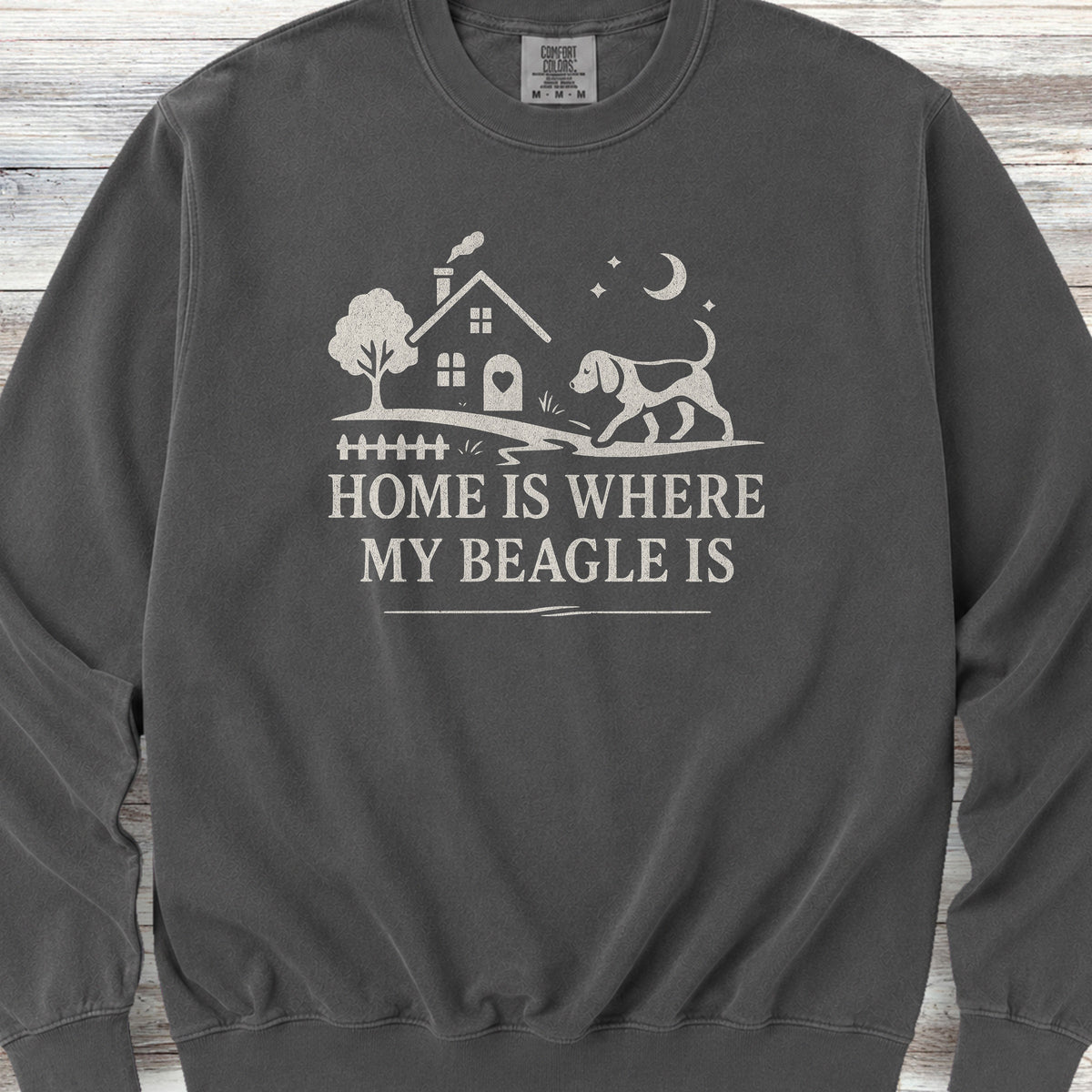 Beagle Home Sweatshirt - Pepper