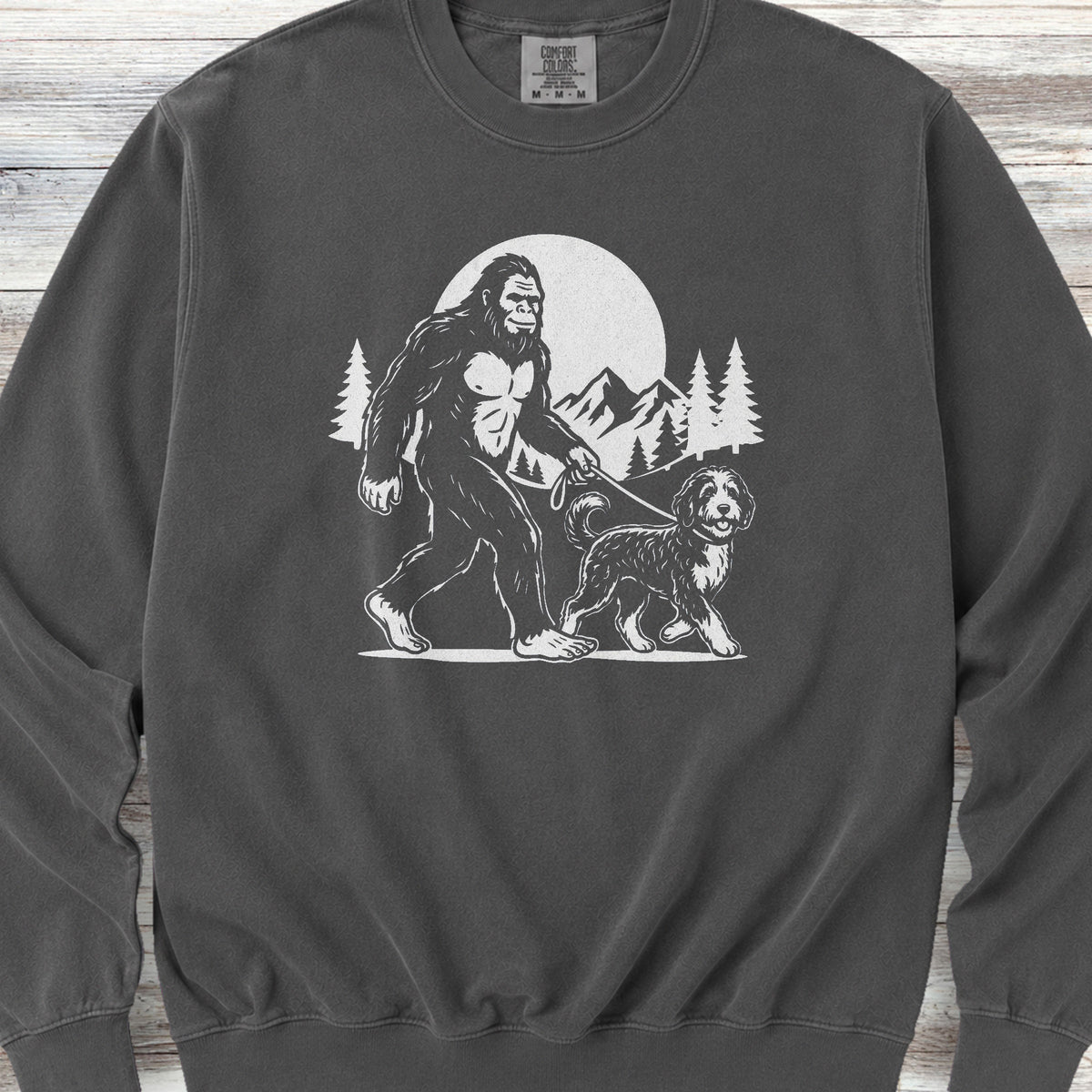 Bernedoodle & Bigfoot Sweatshirt - Pepper