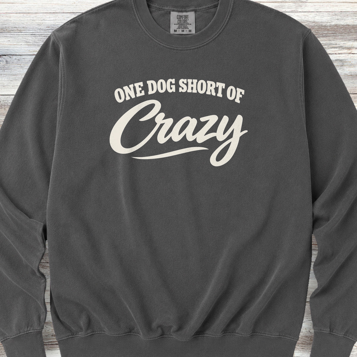 Short of Crazy Sweatshirt - Pepper