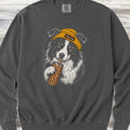 Border Collie Herd You Beanie Sweatshirt - Pepper
