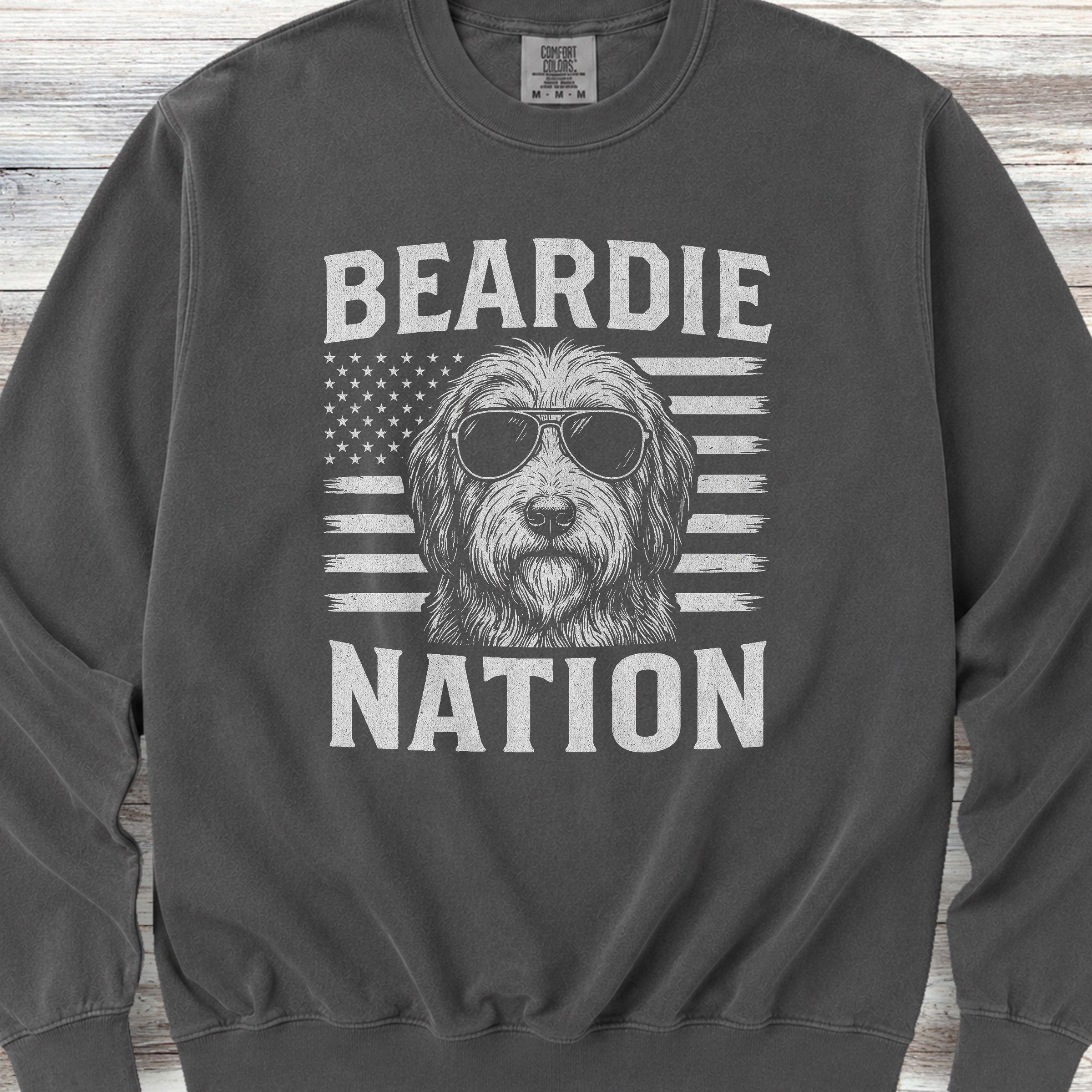 Bearded Collie Nation Sweatshirt - Pepper