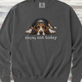 Basset Hound Nope Sweatshirt - Pepper