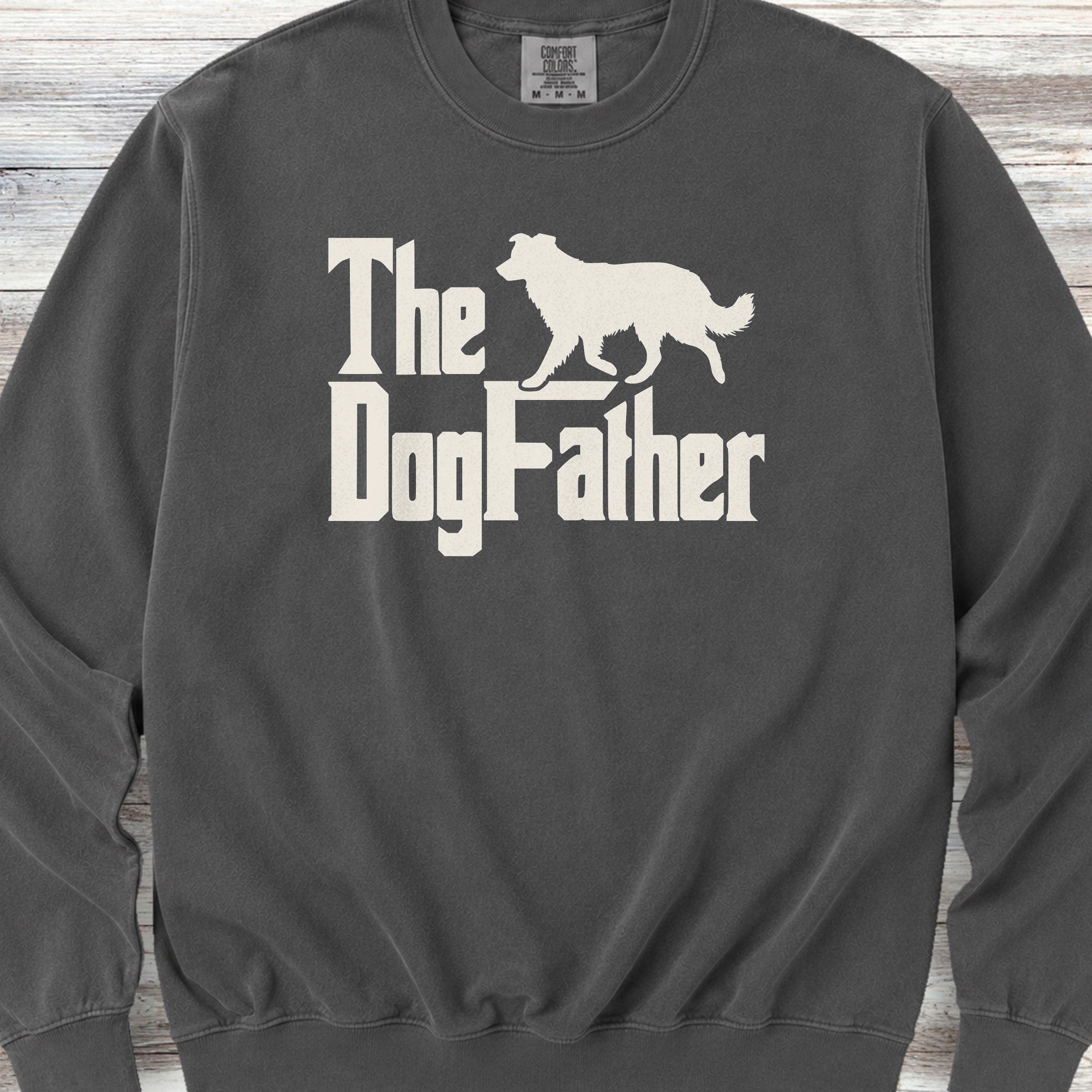 Border Collie Dog Father Sweatshirt - Pepper