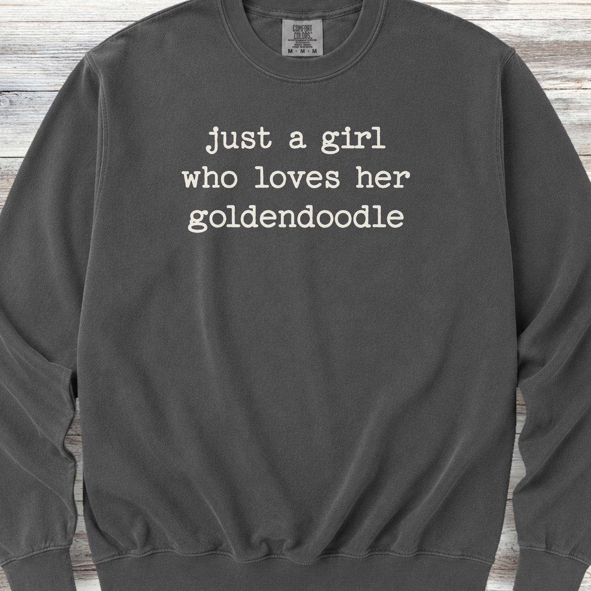 Goldendoodle Girl Sweatshirt - Pepper