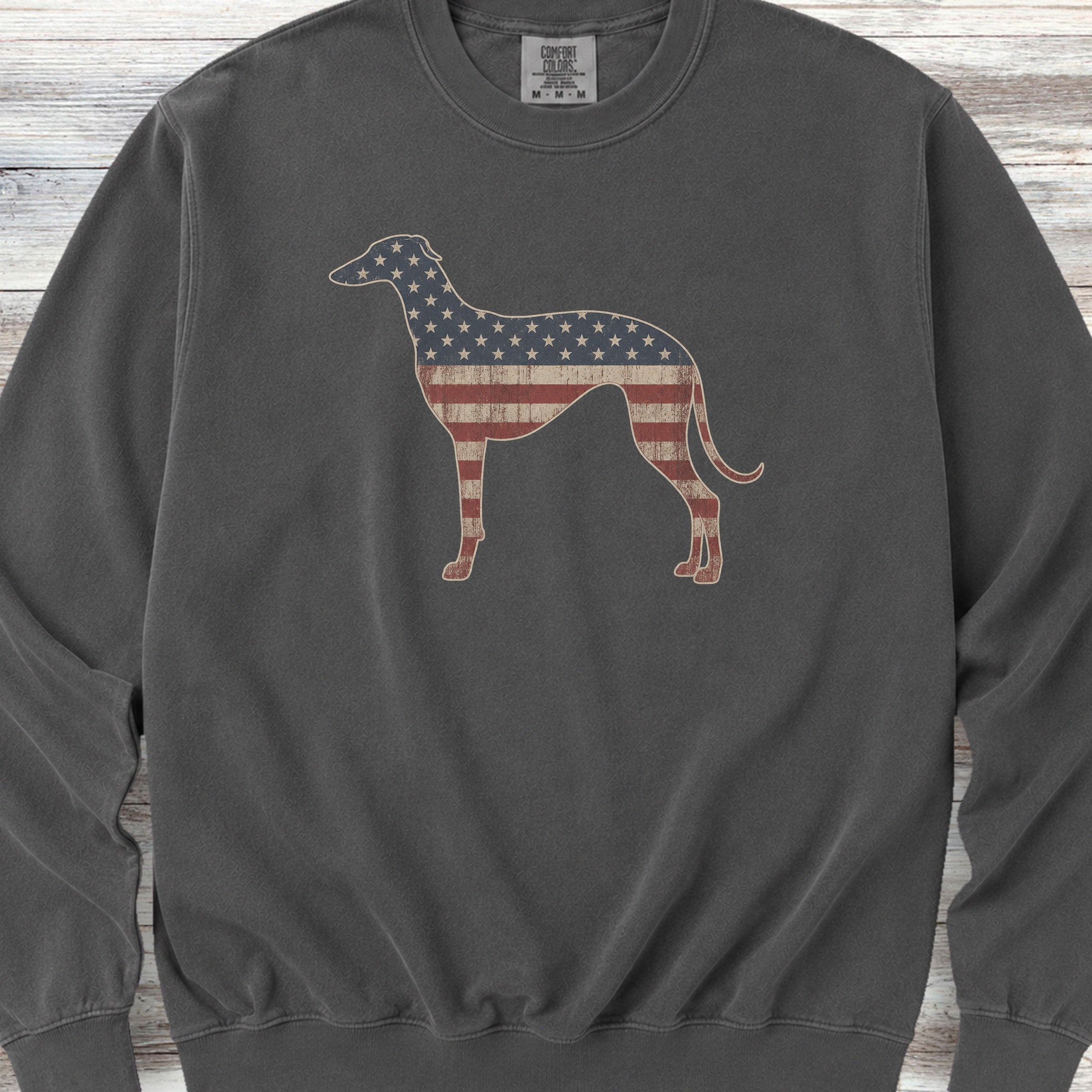 Greyhound Vintage USA Sweatshirt - Pepper