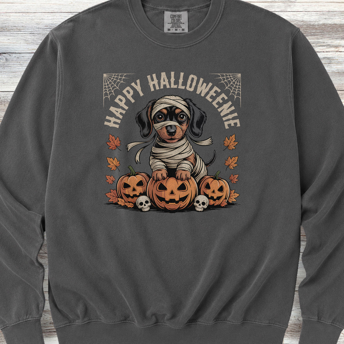 Dachshund Halloweenie Sweatshirt - Pepper
