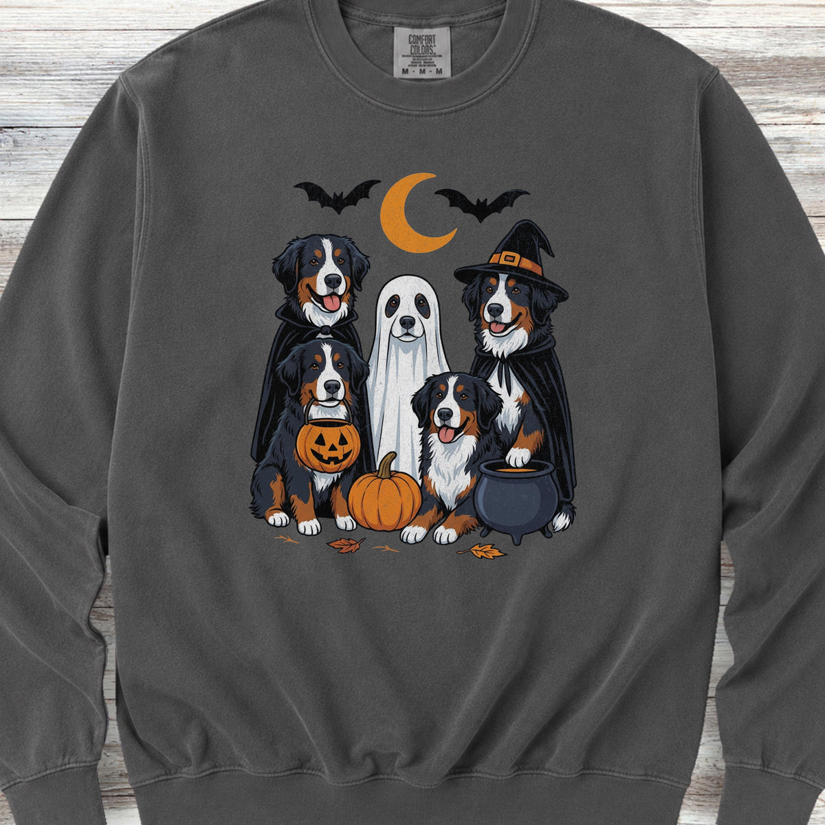 Bernese Mountain Dog Halloween Sweatshirt - Pepper