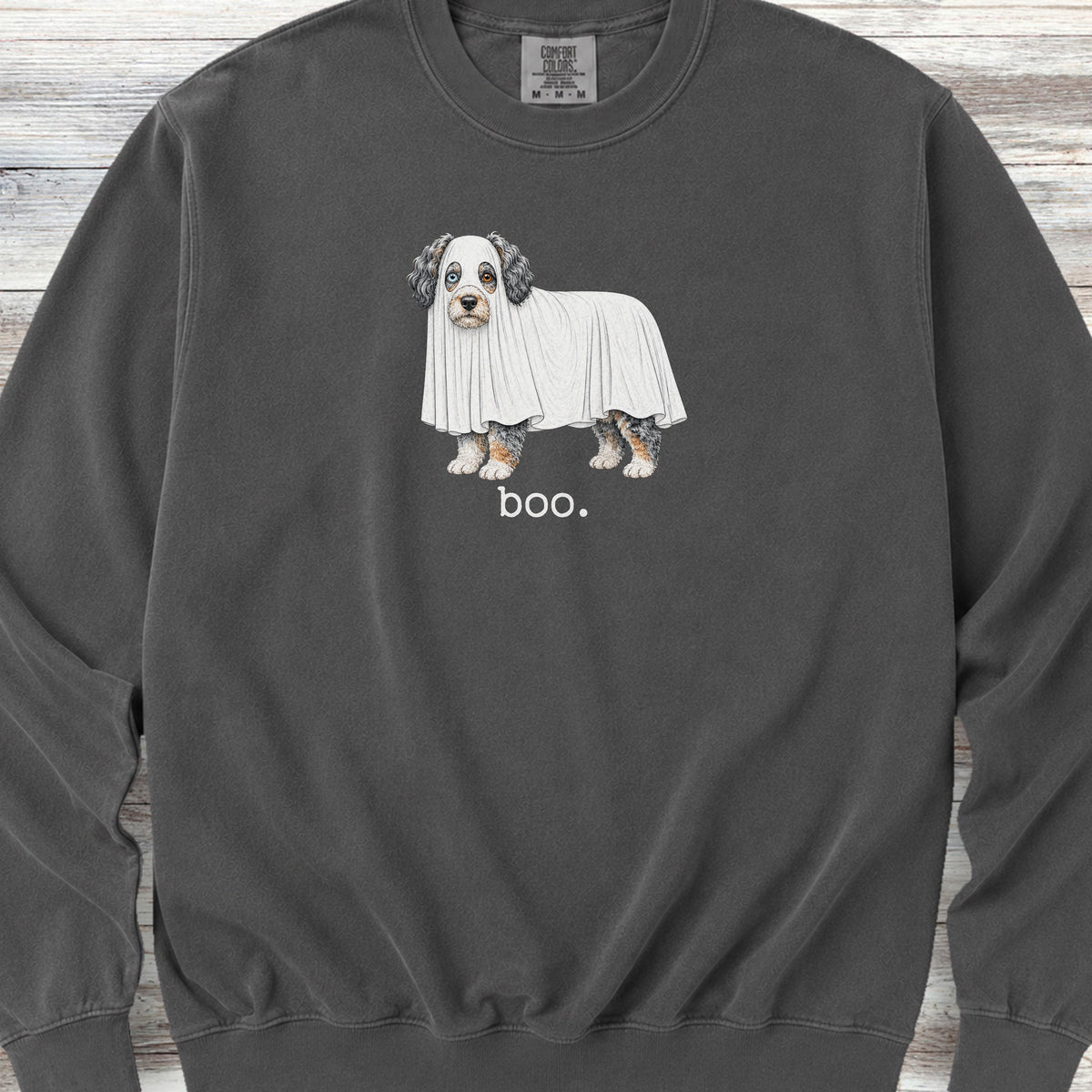 Aussiedoodle Boo Sweatshirt - Pepper