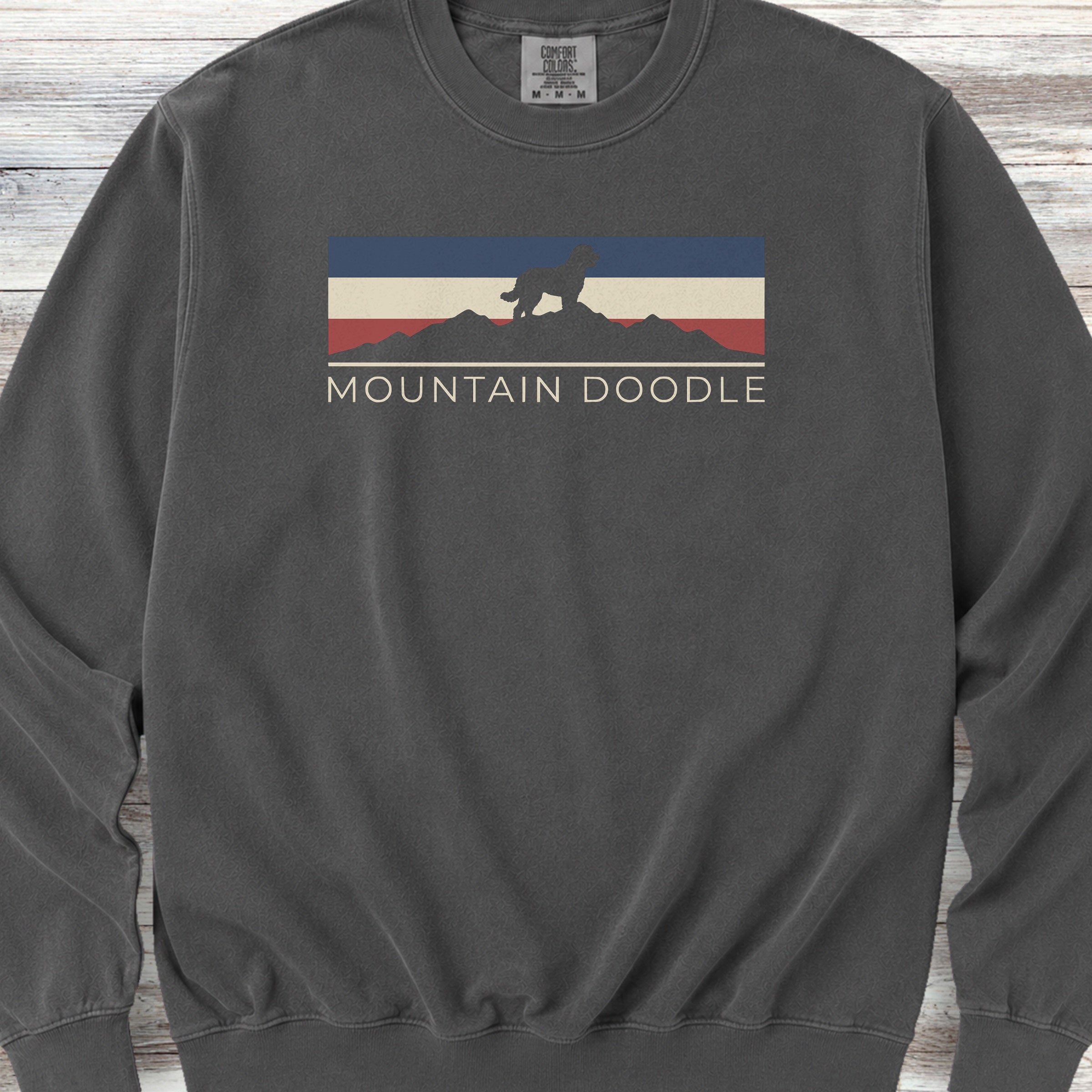 Bernedoodle USA Sunset Sweatshirt - Pepper