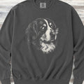 Bernese Mountain Dog Butterfly Sweatshirt - Pepper