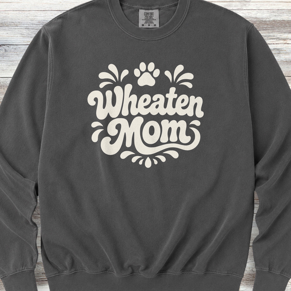 Wheaten Terrier Groovy Mom Sweatshirt - Pepper