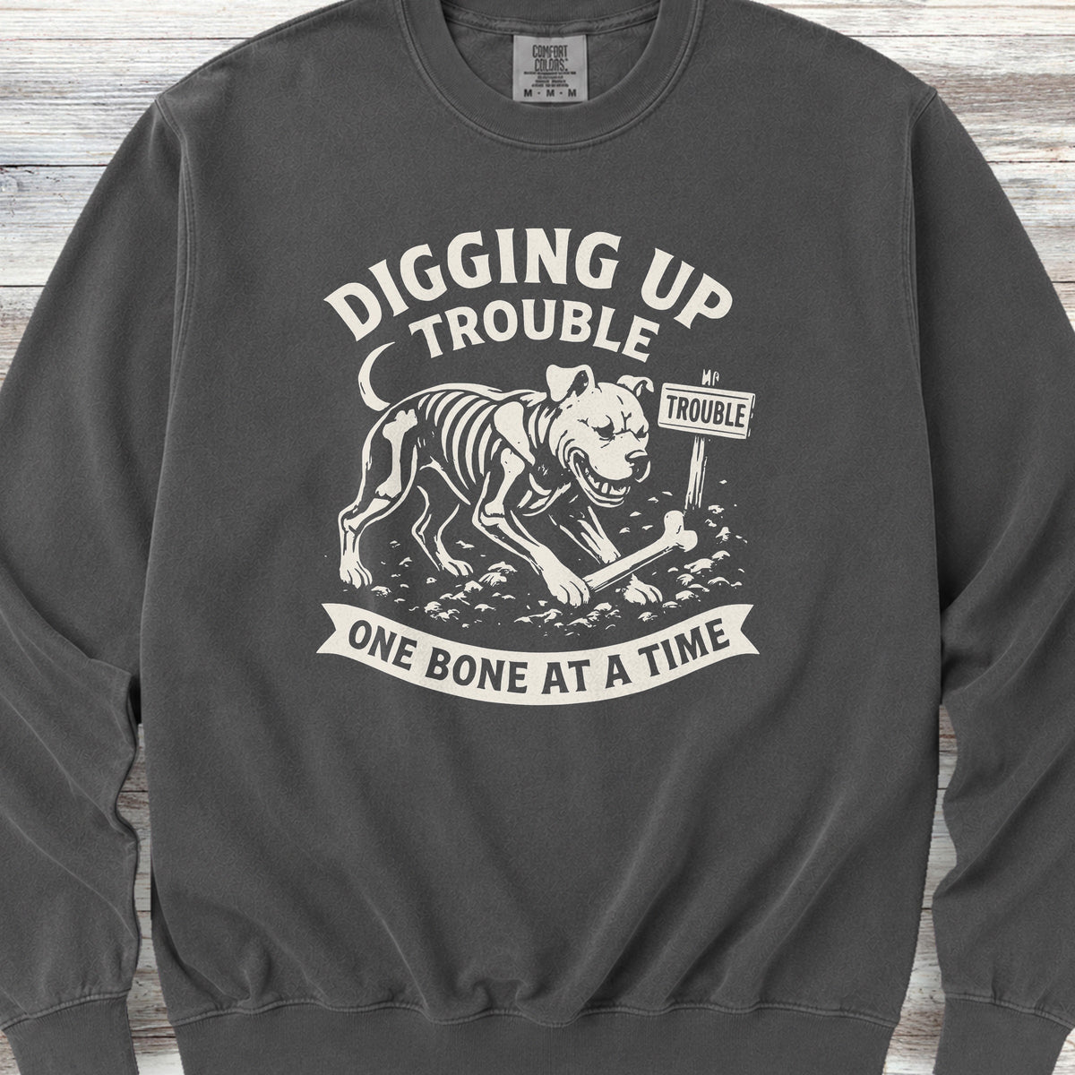 Pit Bull Trouble Sweatshirt - Pepper