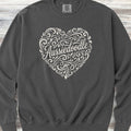 Aussiedoodle Heart Script Sweatshirt - Pepper