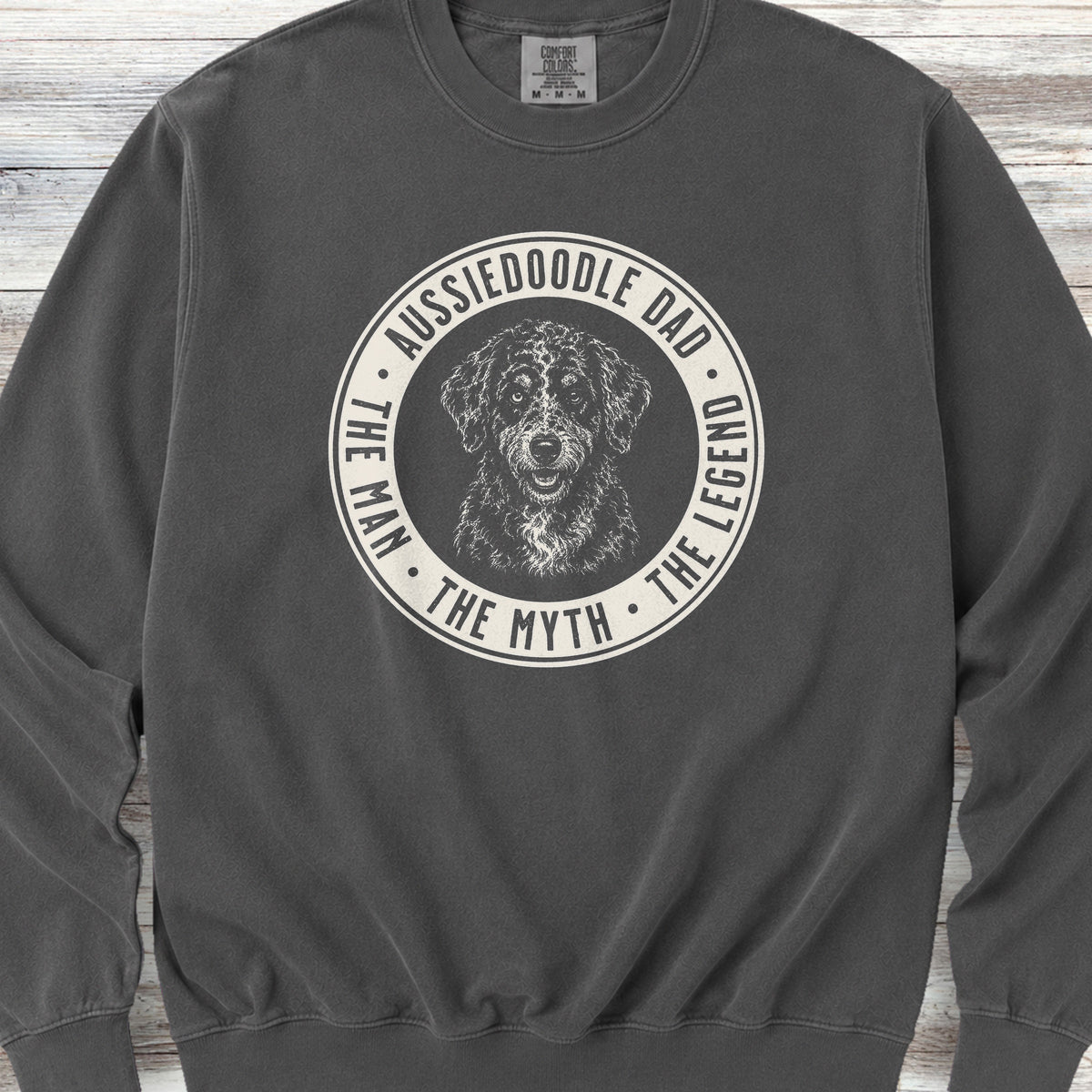 Aussiedoodle Dad Legend Sweatshirt - Pepper
