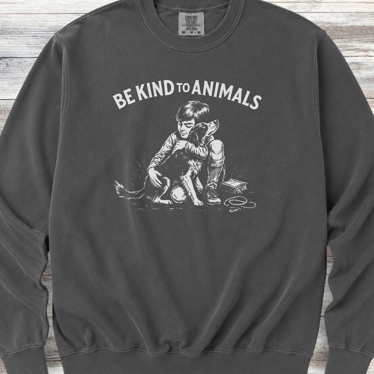 Be Kind to Animals Sweatshirt - Pepper