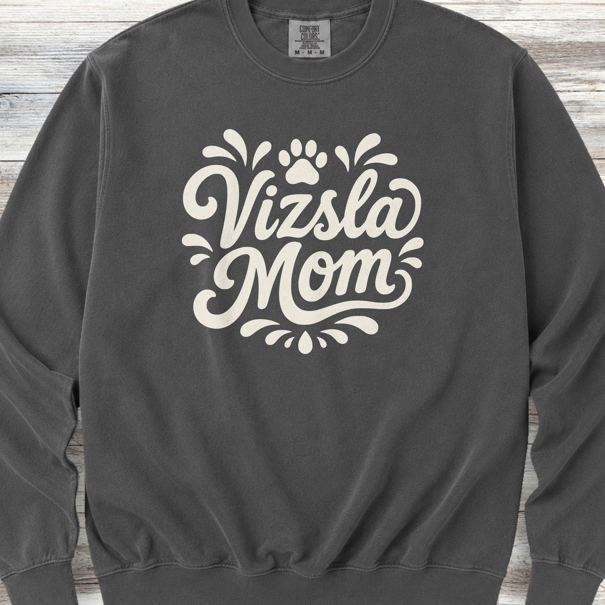 Vizsla Groovy Mom Sweatshirt - Pepper