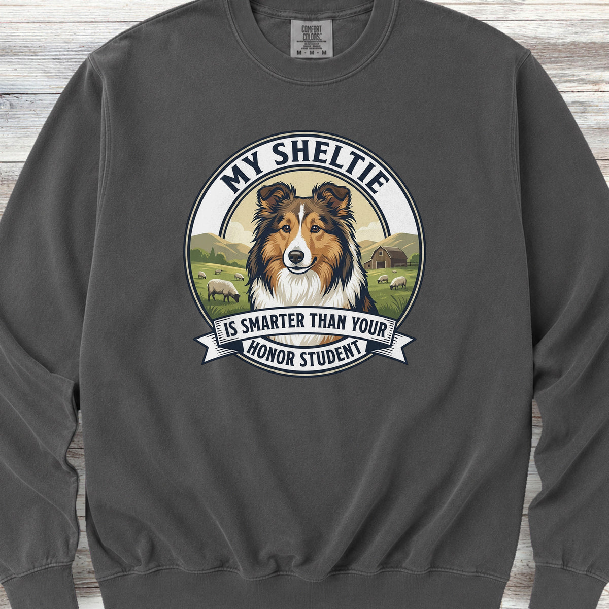 Shetland Sheepdog Smart Sweatshirt - Pepper