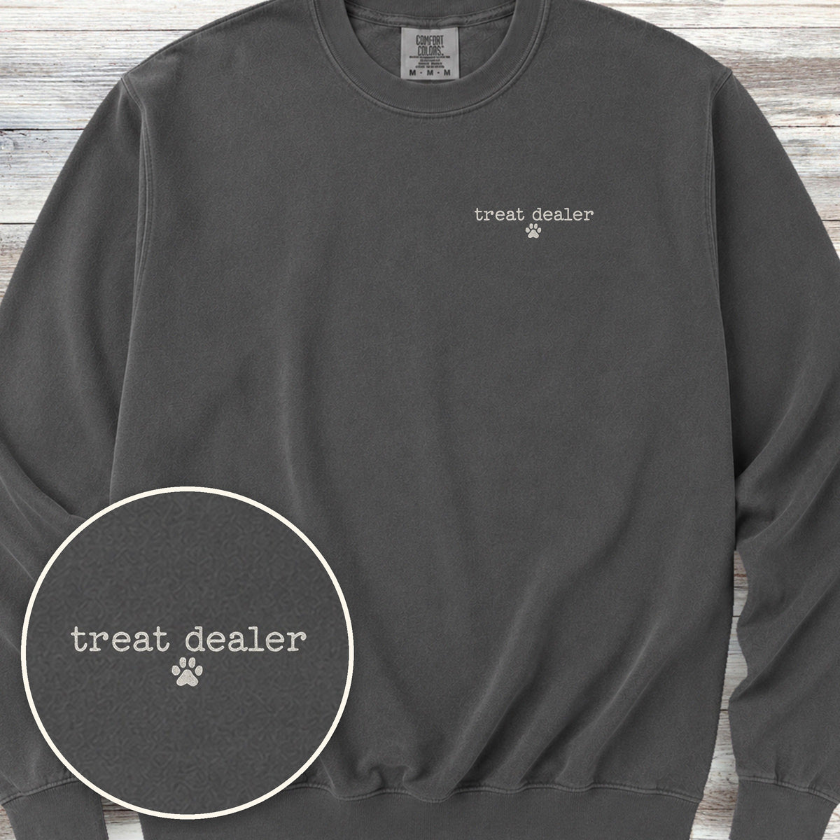 Vintage Treat Dealer Left Chest Sweatshirt - Pepper