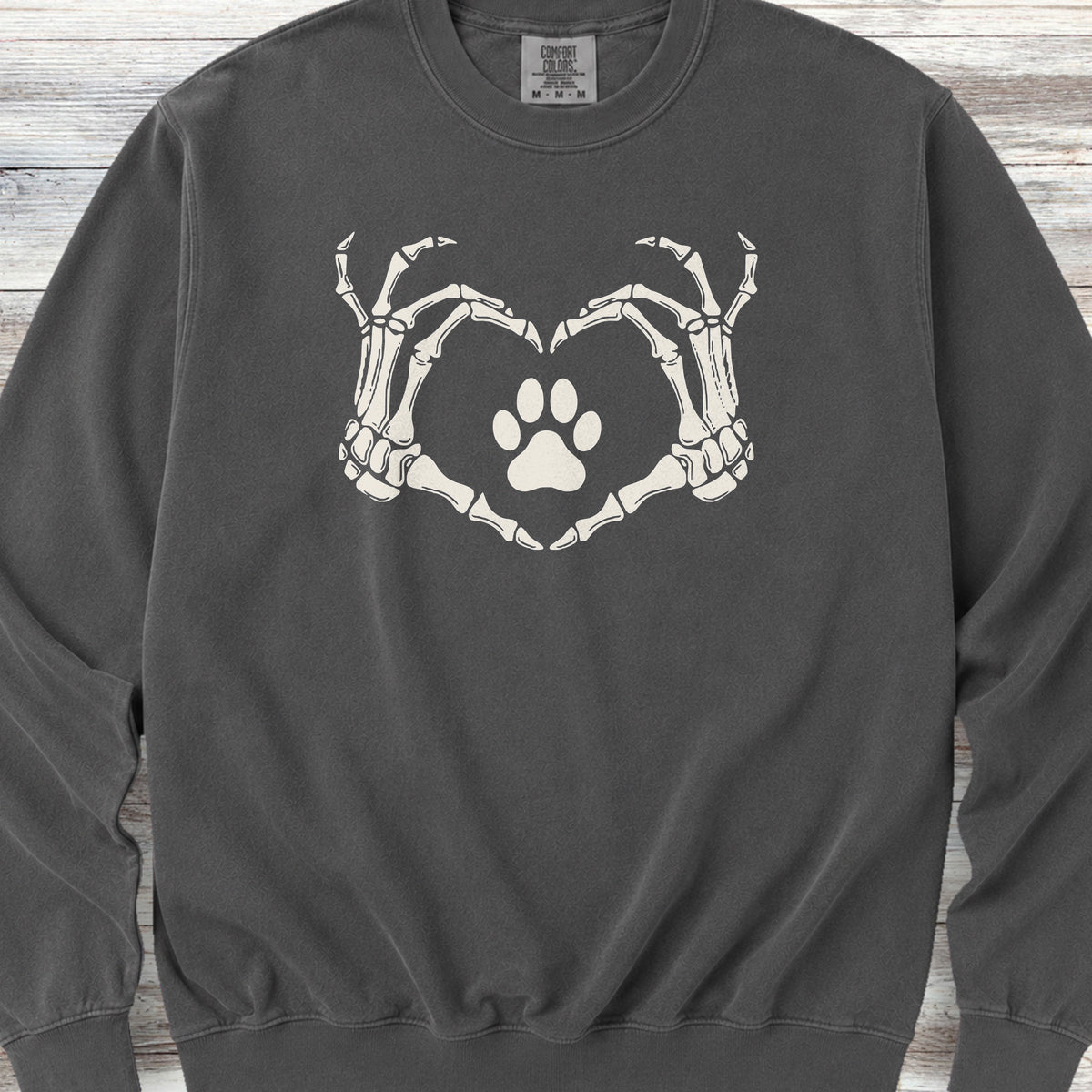 Skeleton Hands Sweatshirt - Pepper