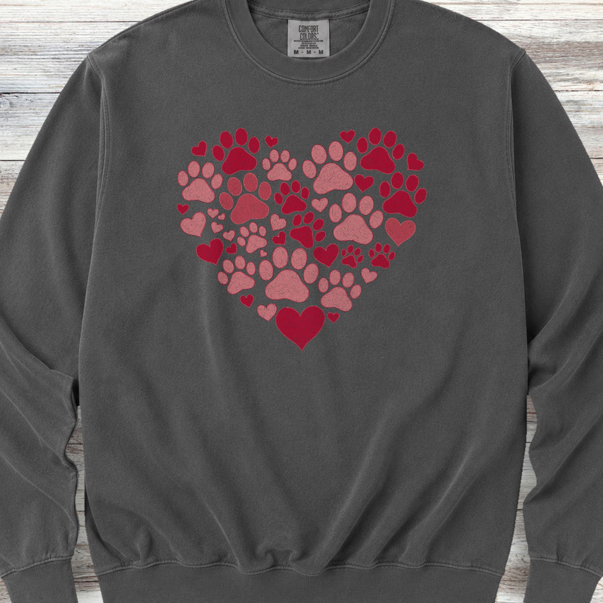 Heart & Paw Sweatshirt - Pepper