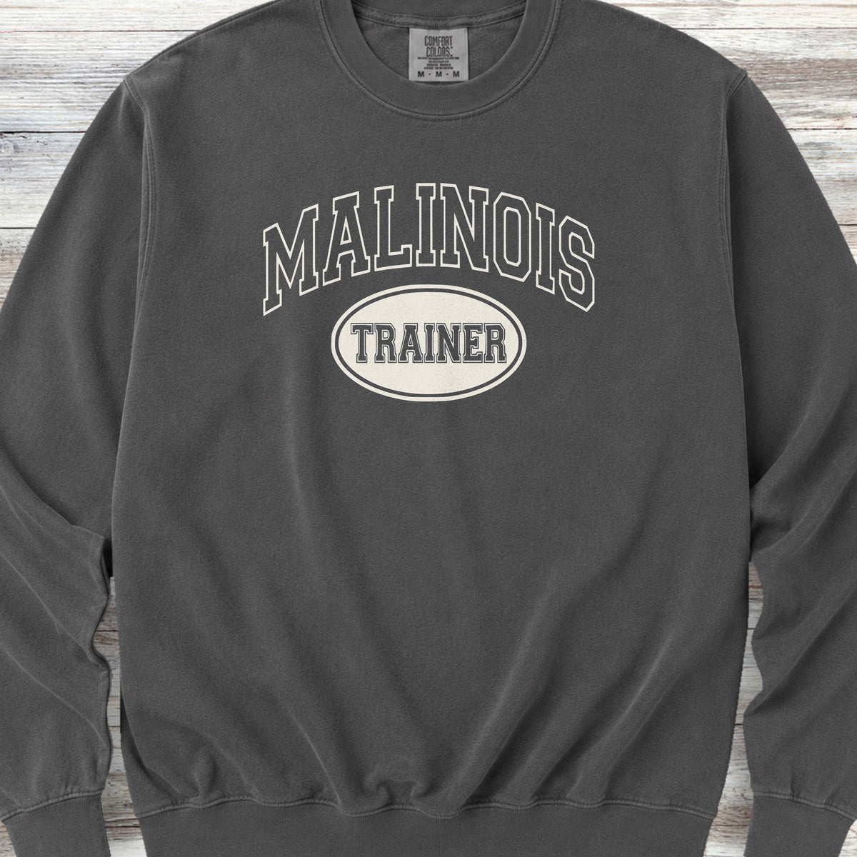 Belgian Malinois University Trainer Sweatshirt - Pepper