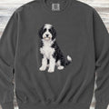 Sheepadoodle Watercolor Sweatshirt - Pepper
