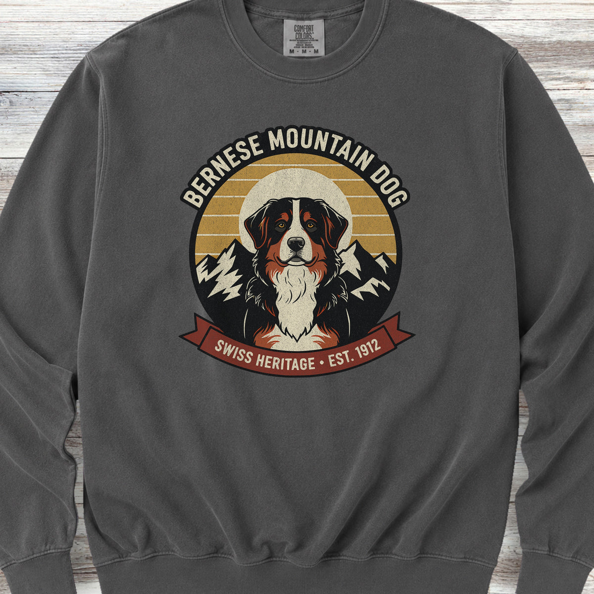 Bernese Mountain Dog Heritage Sweatshirt - Pepper