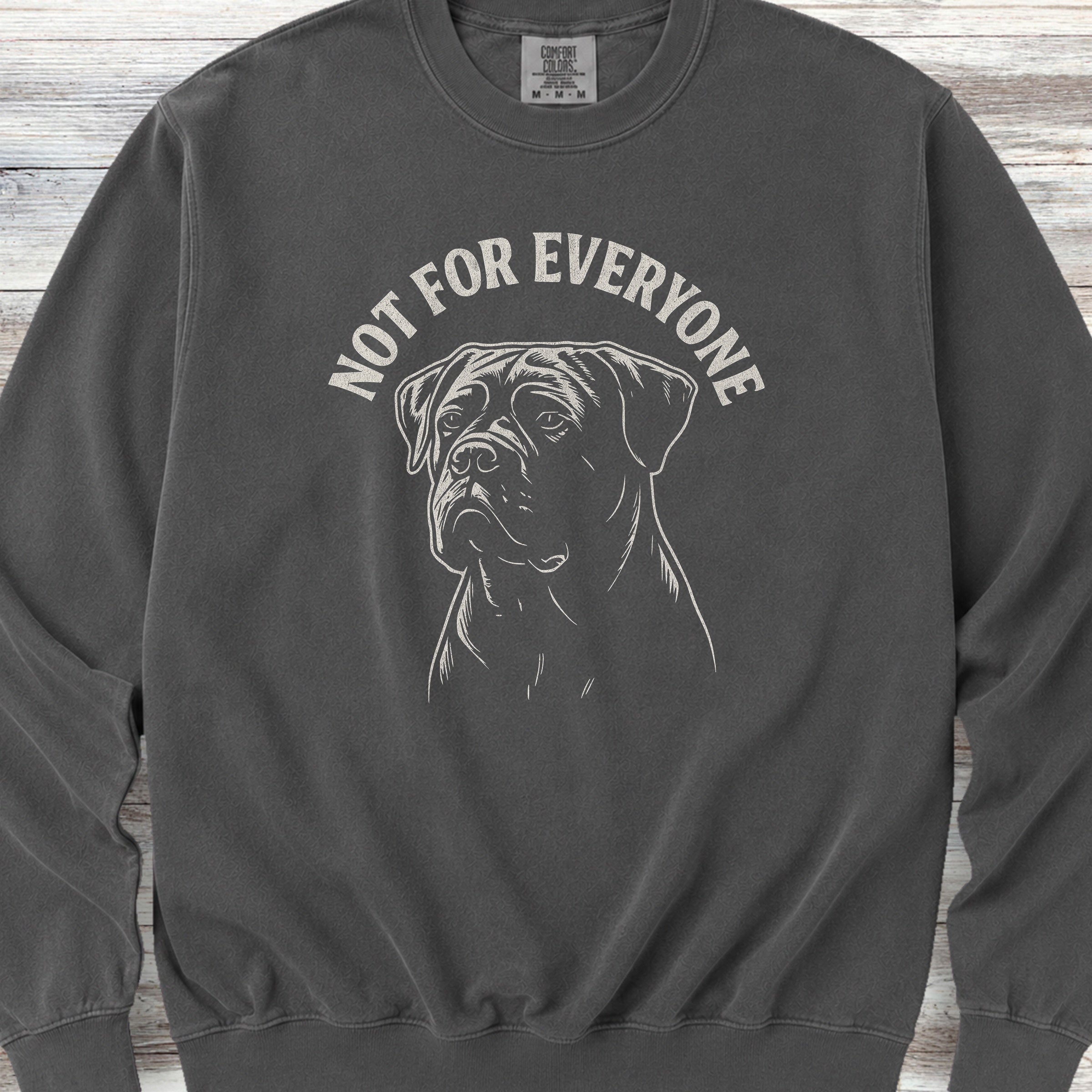Cane Corso Not Everyone Natural Sweatshirt - Pepper