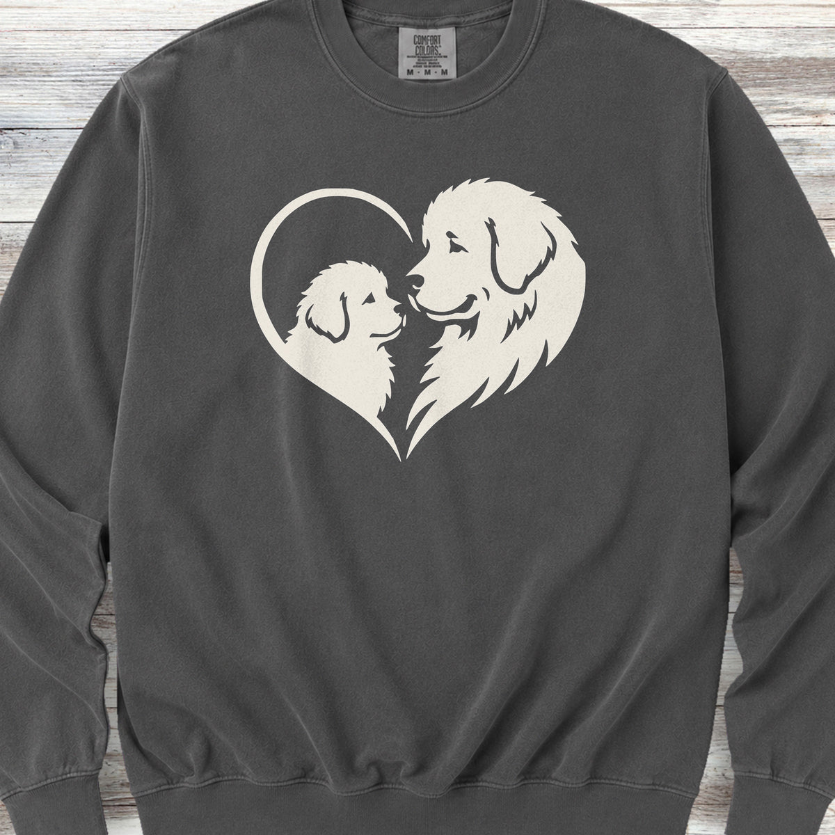 Newfoundland Heart Bond Sweatshirt - Pepper