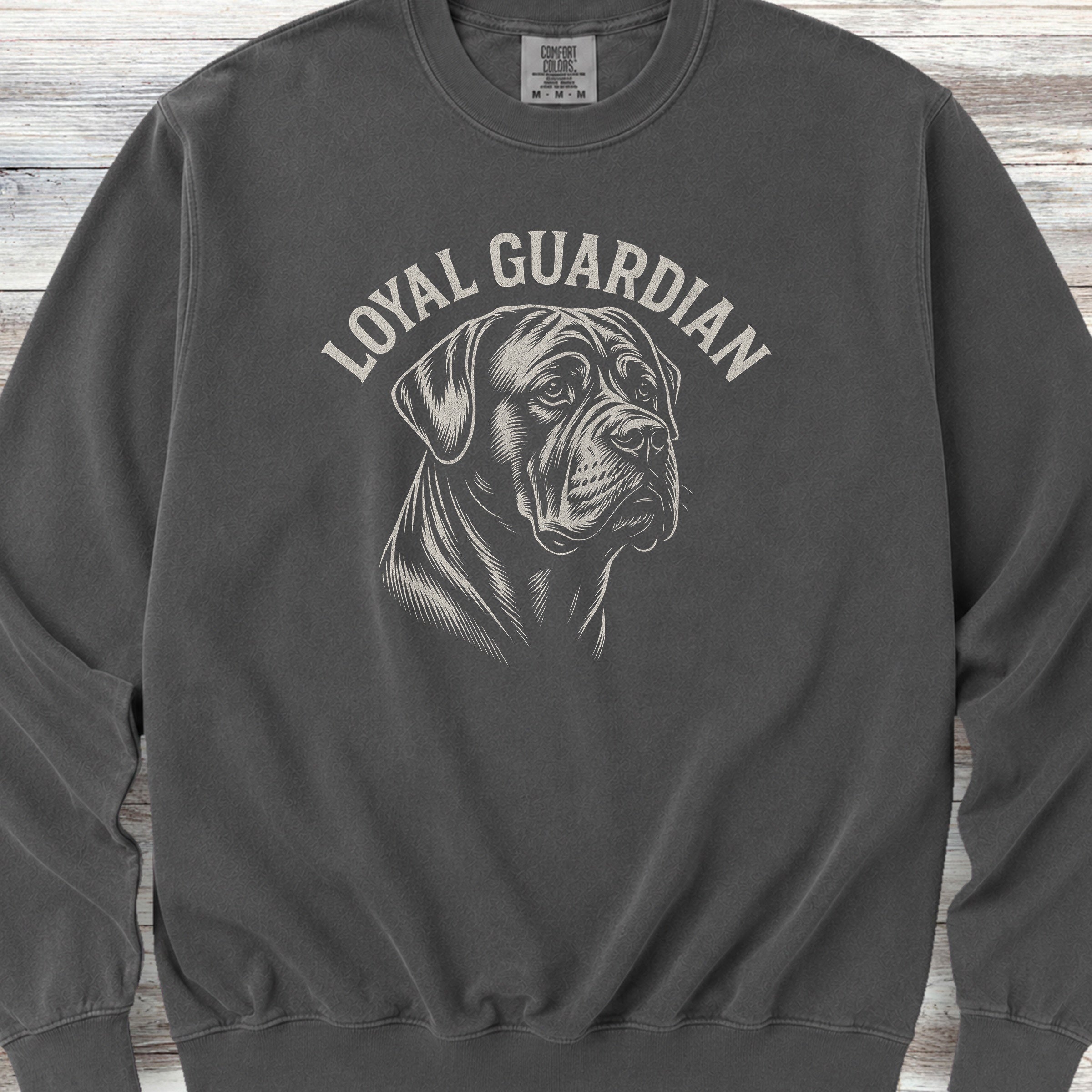 Cane Corso Natural Loyal Guardian Sweatshirt - Pepper