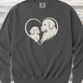 Golden Retriever Heart Bond Sweatshirt - Pepper