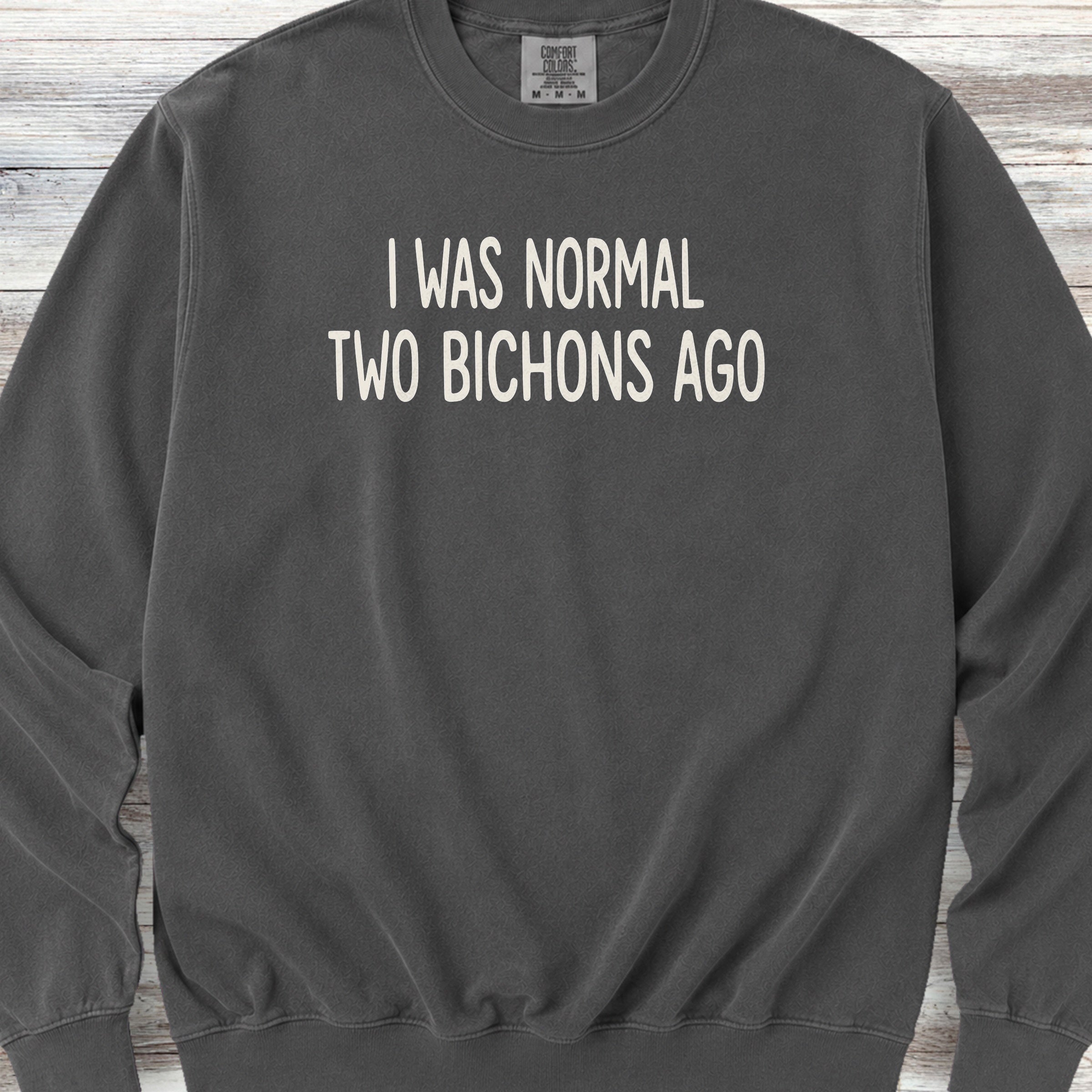 Bichon Frise Normal Sweatshirt - Pepper