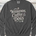 Weekends Coffee Dogs Sweatshirt - Pepper