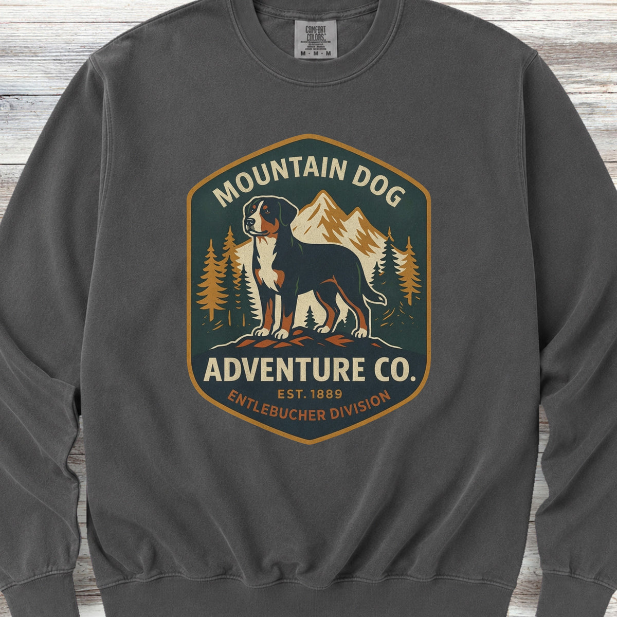 Entlebucher Mountain Dog Adventure Co Sweatshirt - Pepper