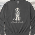 Sheepadoodle Howdy Doodle Sweatshirt - Pepper