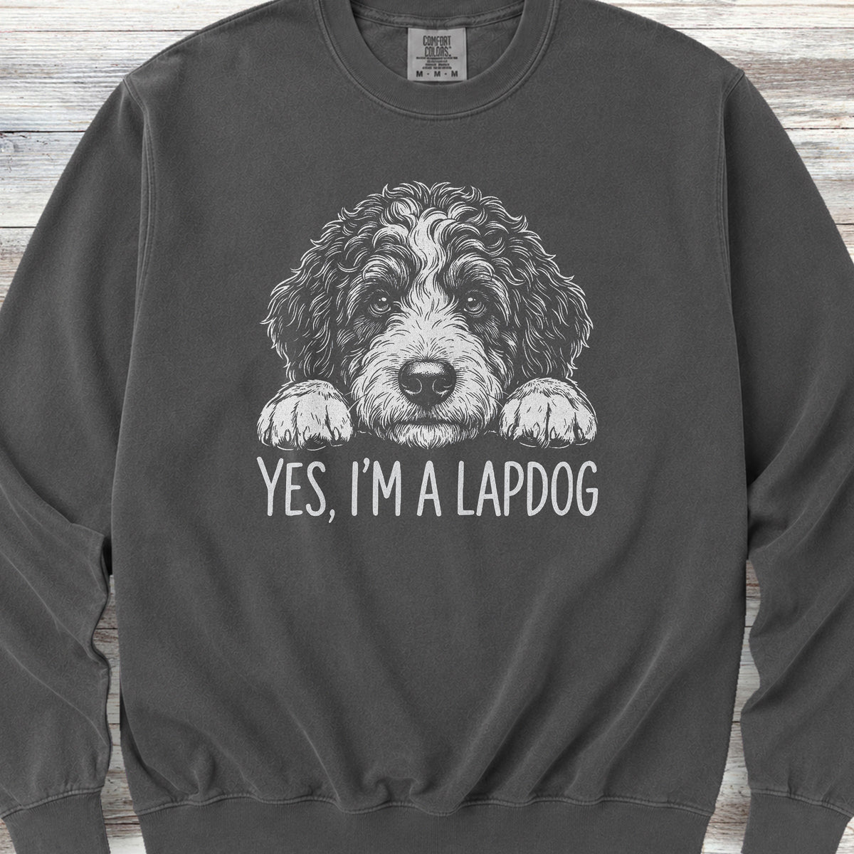 Bernedoodle Lapdog Sweatshirt - Pepper