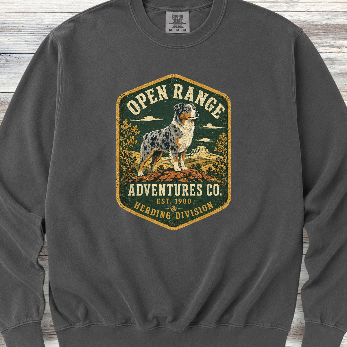 Australian Shepherd Adventures Sweatshirt - Pepper