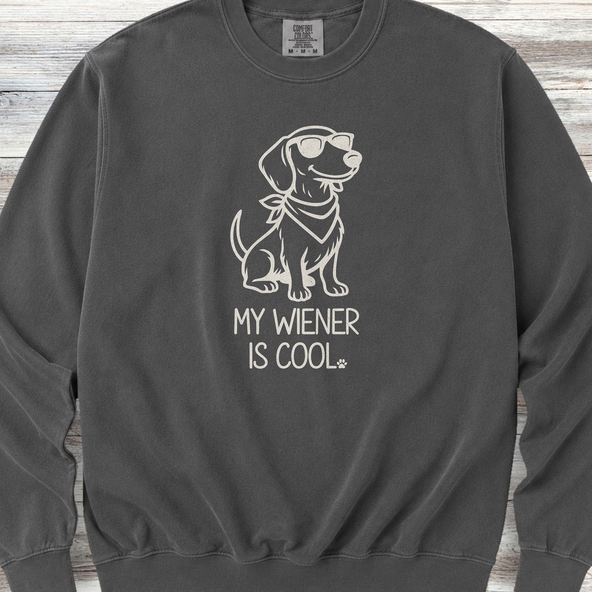 Dachshund Cool Wiener Sweatshirt - Pepper