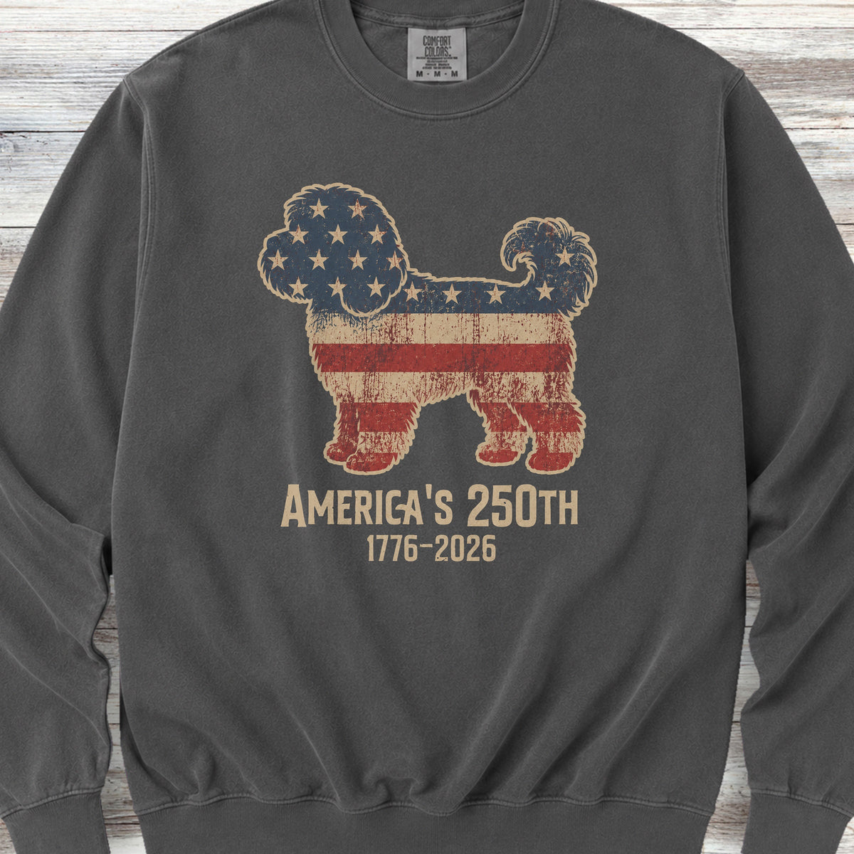 Cavapoo 250 Sweatshirt - Pepper