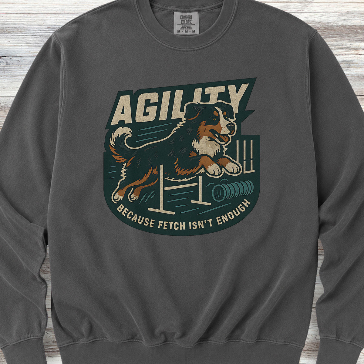 Bernese Mountain Dog Agility Sweatshirt - Pepper