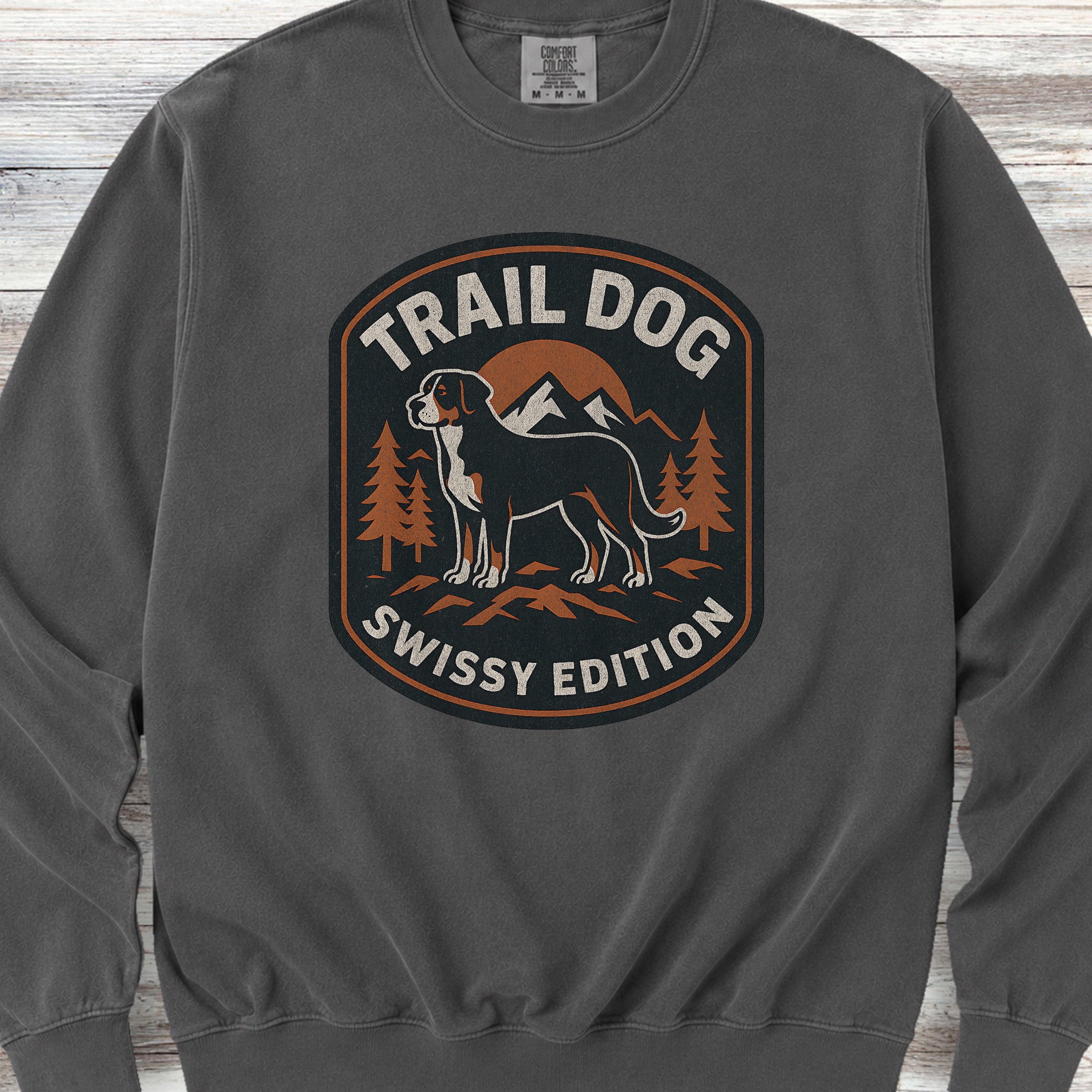 Swiss Mountain Dog Trail Dog Sweatshirt - Pepper
