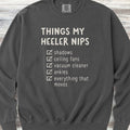 Australian Cattle Dog Nip List Sweatshirt - Pepper