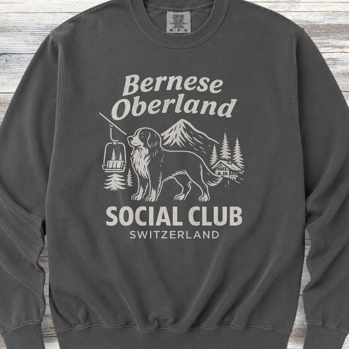 Bernese Mountain Dog Oberland Sweatshirt - Pepper