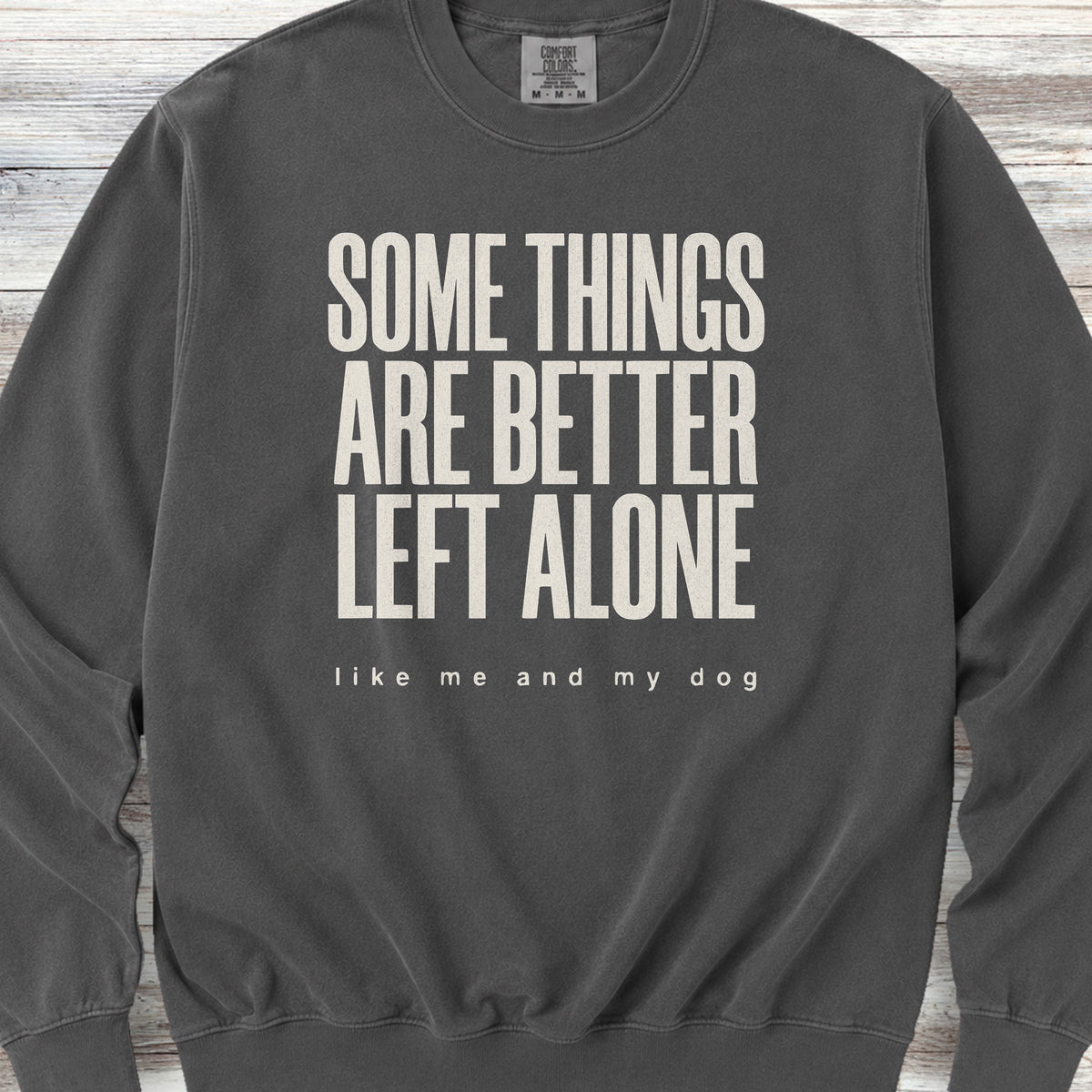 Dog Introvert Sweatshirt - Pepper