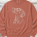 Vizsla Loyalty Sweatshirt - Terracotta